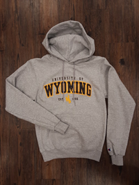 Champion® University of Wyoming Est 1886 Bucking Horse Hoodie